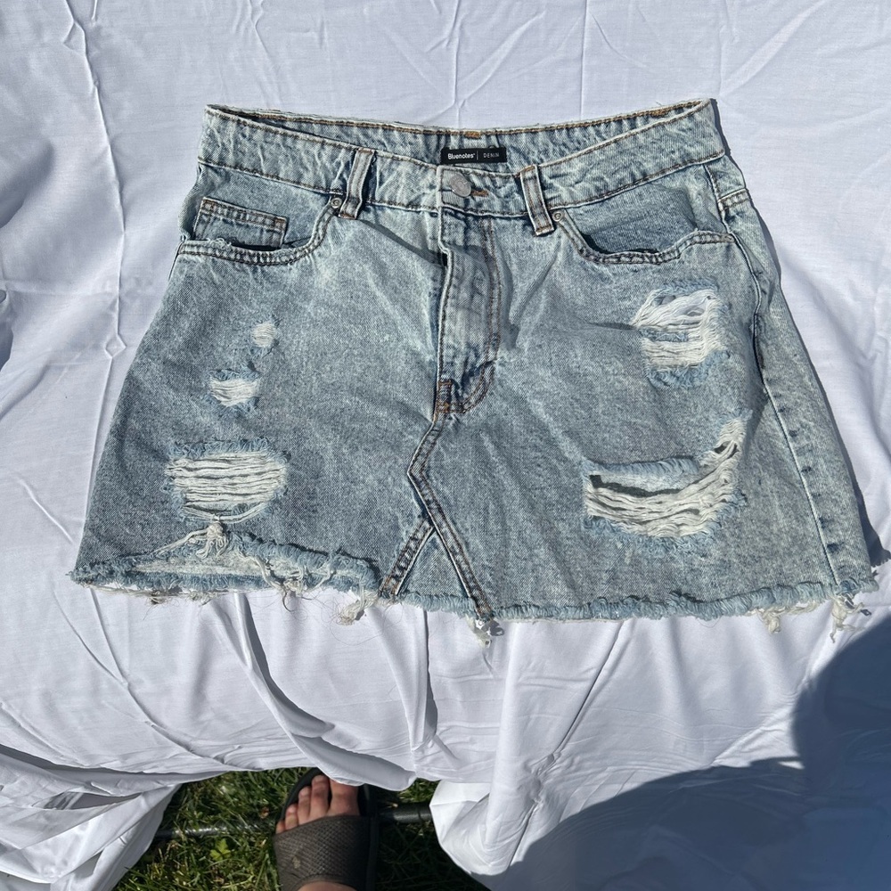 Jean skirt